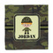 Green Camo Party Favor Gift Bag - Matte - Front