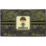 Green Camo Door Mat - 60"x36" (Personalized)