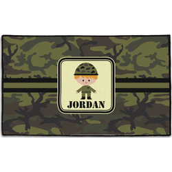 Green Camo Door Mat - 60"x36" (Personalized)
