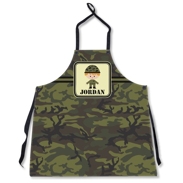 Green Camo Personalized Apron