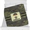 Green Camo Personalized Blanket