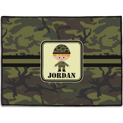 Green Camo Door Mat (Personalized)