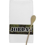 Green Camo Kitchen Towel (Personalized)