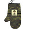 Green Camo Left Oven Mitt (Personalized)