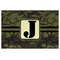 Green Camo Personalized Placemat (Back)