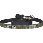 Green Camo Dog Leash (Personalized)