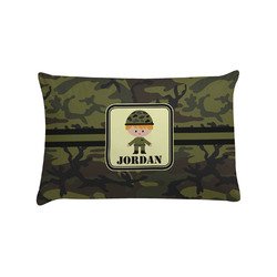 Green Camo Pillow Case - Standard (Personalized)