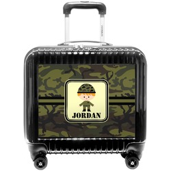 Green Camo Pilot / Flight Suitcase (Personalized)