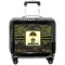 Green Camo Pilot Bag Luggage with Wheels