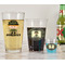 Green Camo Pint Glass - Two Content - In Context