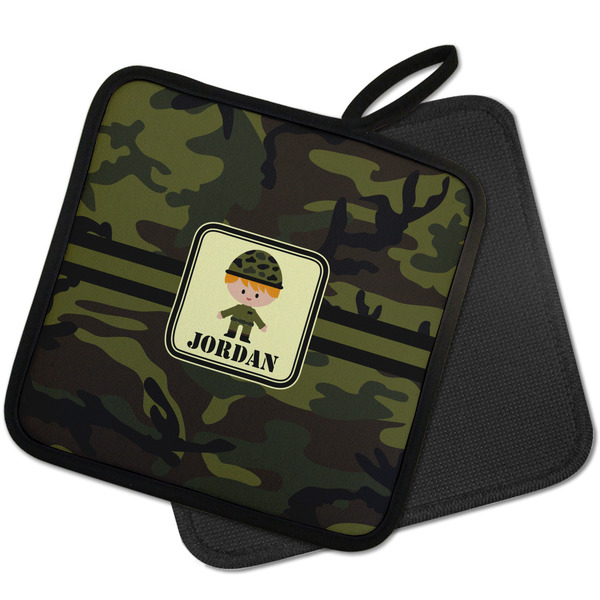 Green Camo Pot Holders - PARENT MAIN