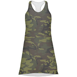 Green Camo Racerback Dress - Small