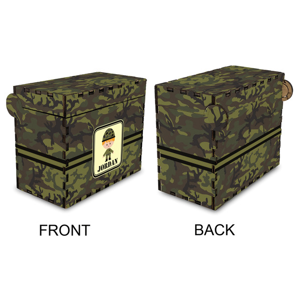 Green Camo Recipe Box - Full Color - Approval