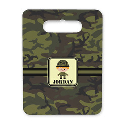 Green Camo Rectangular Trivet with Handle (Personalized)