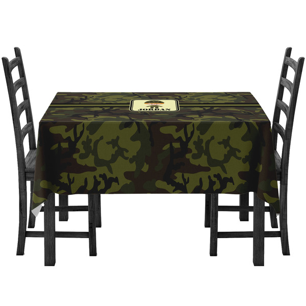 Custom Green Camo Tablecloth (Personalized)