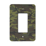 Green Camo Rocker Style Light Switch Cover - Single Switch