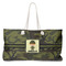 Green Camo Large Rope Tote Bag - Front View