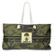 Green Camo Large Tote Bag with Rope Handles (Personalized)