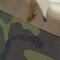 Green Camo Large Rope Tote - Close Up View