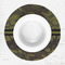Green Camo Round Linen Placemats - LIFESTYLE (single)