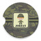 Green Camo Sandstone Car Coaster - Single (Personalized)