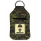 Green Camo Sanitizer Holder Keychain - Small (Front Flat)