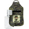 Green Camo Sanitizer Holder Keychain - Small with Case