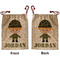 Green Camo Santa Sack - Front & Back (Personalized)
