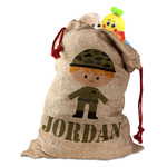 Green Camo Santa Sack (Personalized)