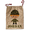 Green Camo Santa Sack - Front (Personalized)