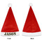 Green Camo Santa Hats - Front and Back (Single Print) APPROVAL