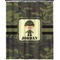 Green Camo Extra Long Shower Curtain - 70"x84" (Personalized)