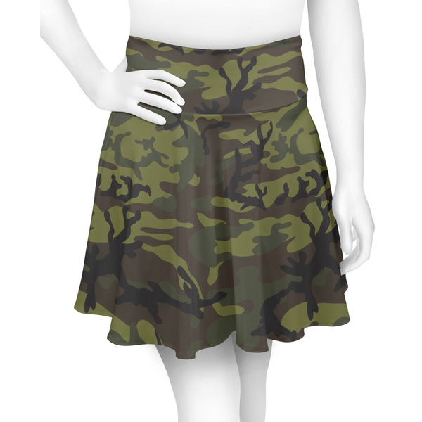 Custom Green Camo Skater Skirt