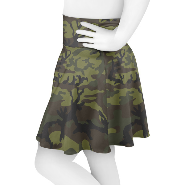 Green Camo Skater Skirt - Side
