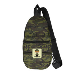 Green Camo Sling Bag (Personalized)