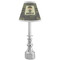 Green Camo Small Chandelier Lamp - LIFESTYLE (on candle stick)
