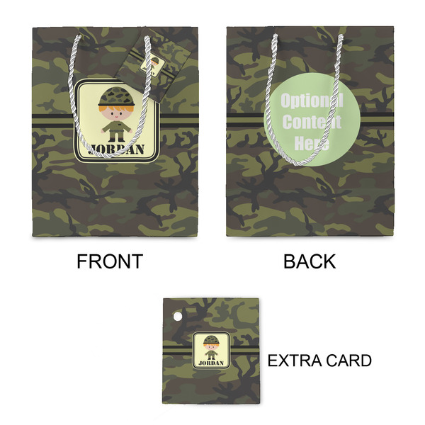 Green Camo Small Gift Bag - Approval
