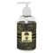 Green Camo Plastic Soap / Lotion Dispenser (8 oz - Small - White) (Personalized)