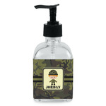 Green Camo Glass Soap & Lotion Bottle - Single Bottle (Personalized)