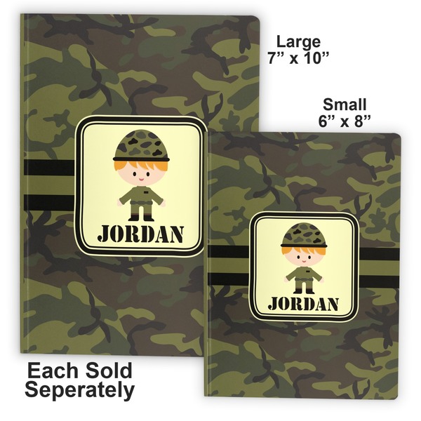 Green Camo Soft Cover Journal - Compare