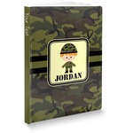 Green Camo Softbound Notebook - 7.25" x 10" (Personalized)
