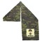 Green Camo Sports Towel Folded - Both Sides Showing