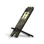 Green Camo Stylized Cell Phone Stand - Small w/ Name or Text