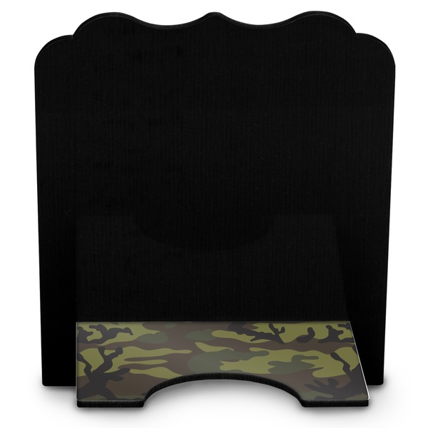 Green Camo Stylized Tablet Stand - Back