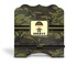 Green Camo Stylized Tablet Stand - Front without iPad