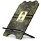 Green Camo Stylized Tablet Stand - Side View