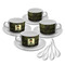 Green Camo Tea Cup - Set of 4