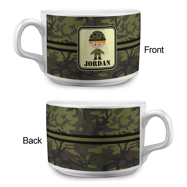 Green Camo Tea Cup - Single Apvl