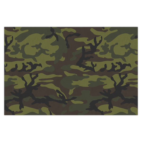Custom Green Camo Tissue Paper Sheets - X-Large - Heavyweight