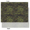Green Camo Tissue Paper - Lightweight - Large - Front & Back